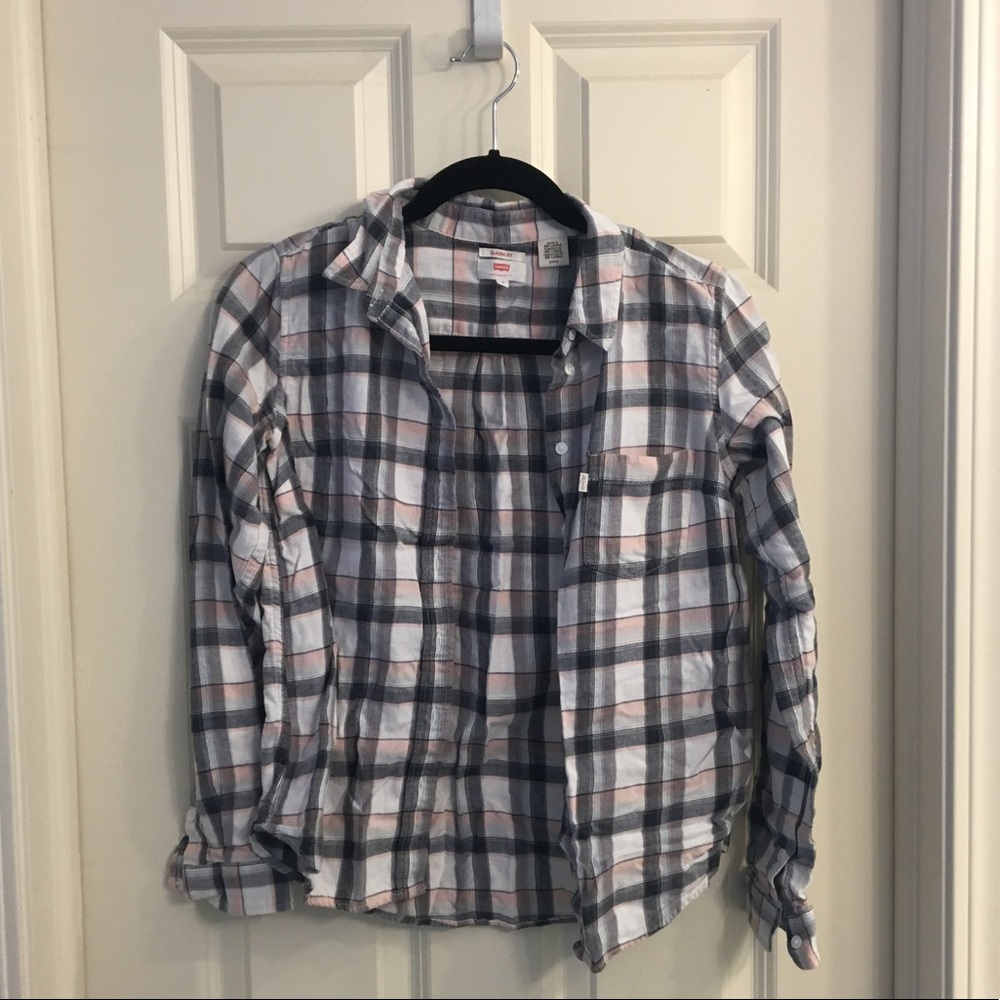 levis plaid flannel / utility shirt